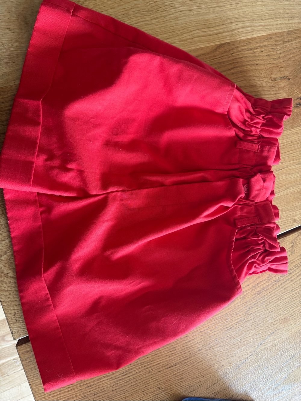 Red vintage women’s shorts